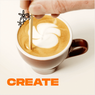 visual easy as latte art